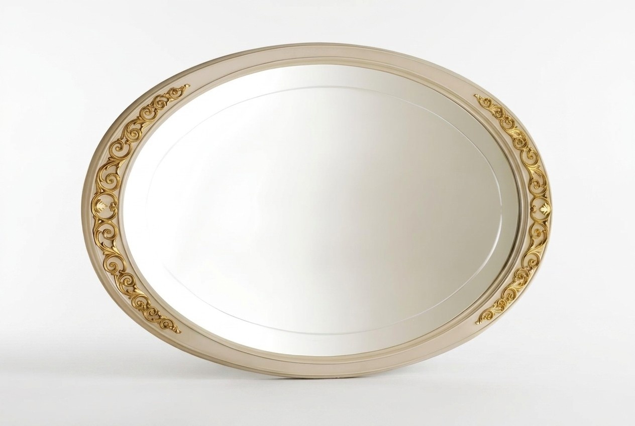 Design Spiegel Wandspiegel Holz Rahmen Hängespiegel Luxus Italienisch Möbel