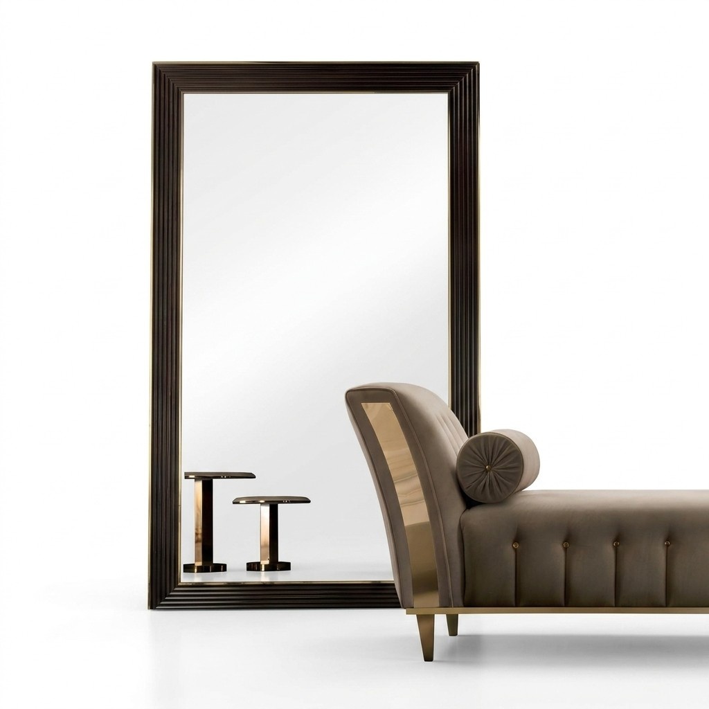 Design Spiegel Wandspiegel Holz Rahmen Hängespiegel Luxus Möbel arredoclassic