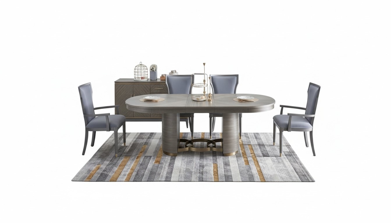 Design Stuhl Set 6x Luxus Stühle Sitz Polster Gruppe Lehnstuhl Set Garnitur