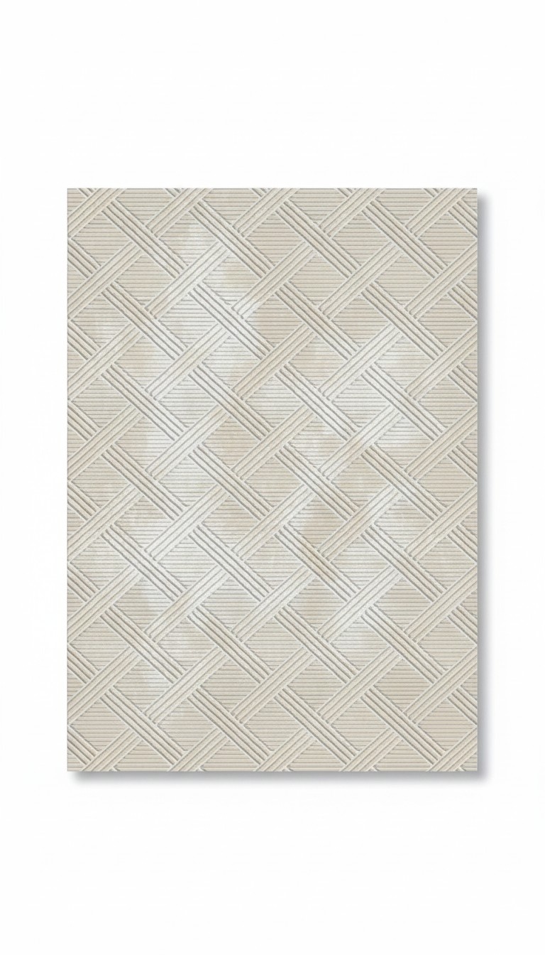 Design Teppiche Flachgewebe Läufer Abstrakte Teppich Orientteppich 80x150 Beige