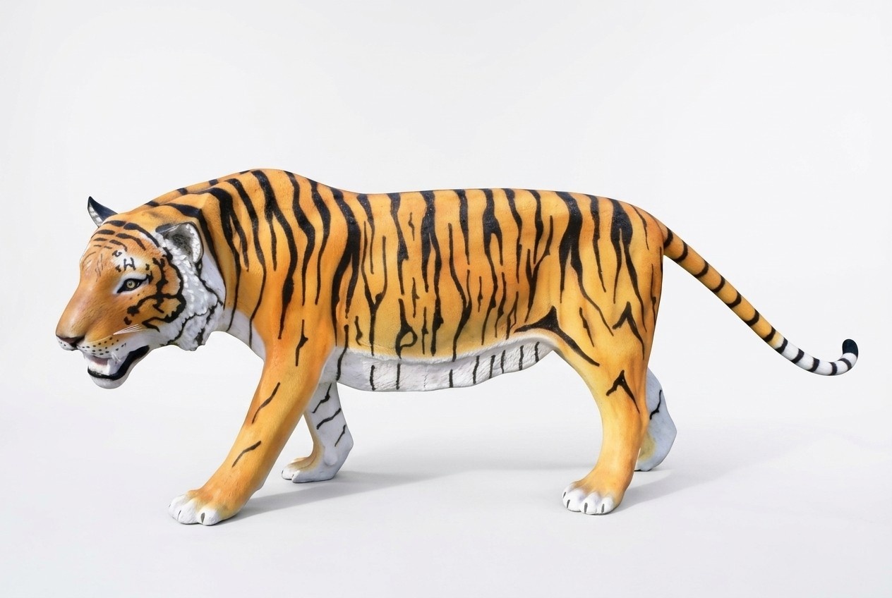 Design Tiger Afrika Figur Statue Skulptur Figuren Skulpturen Garten Statuen