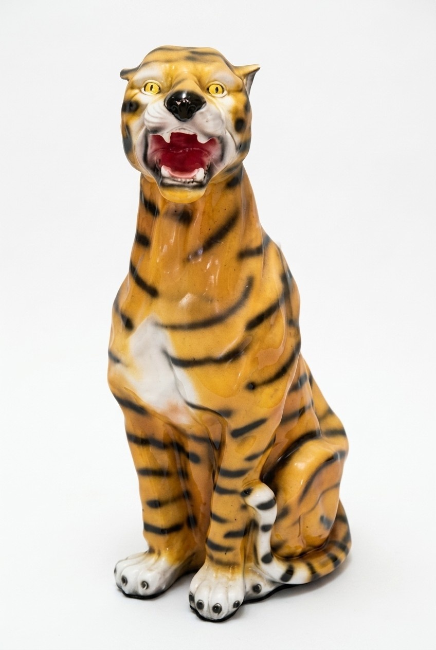 Design Tiger Figur Statue Skulptur Figuren Skulpturen Garten Dekoration