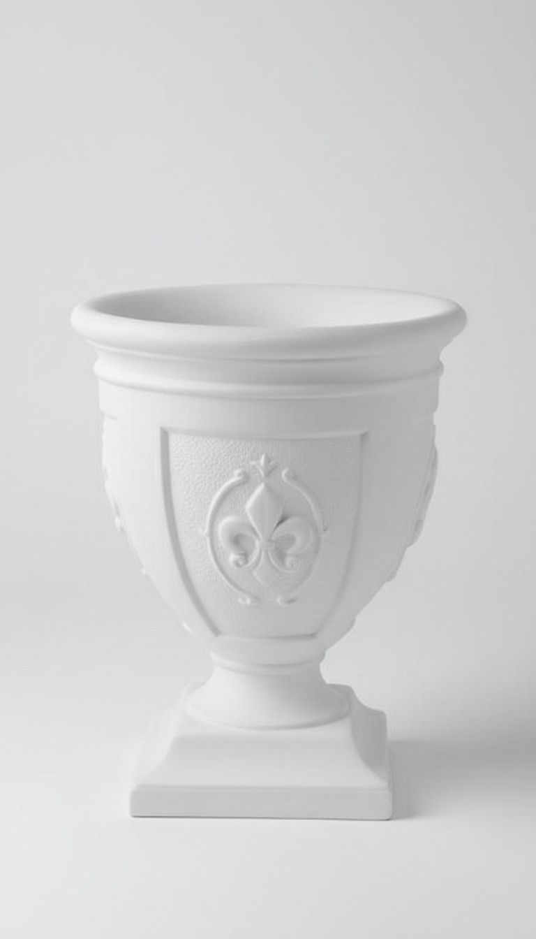 design Vase Kelch XXL Vasen Blumen Dekoration Deko Antik Stil Raum