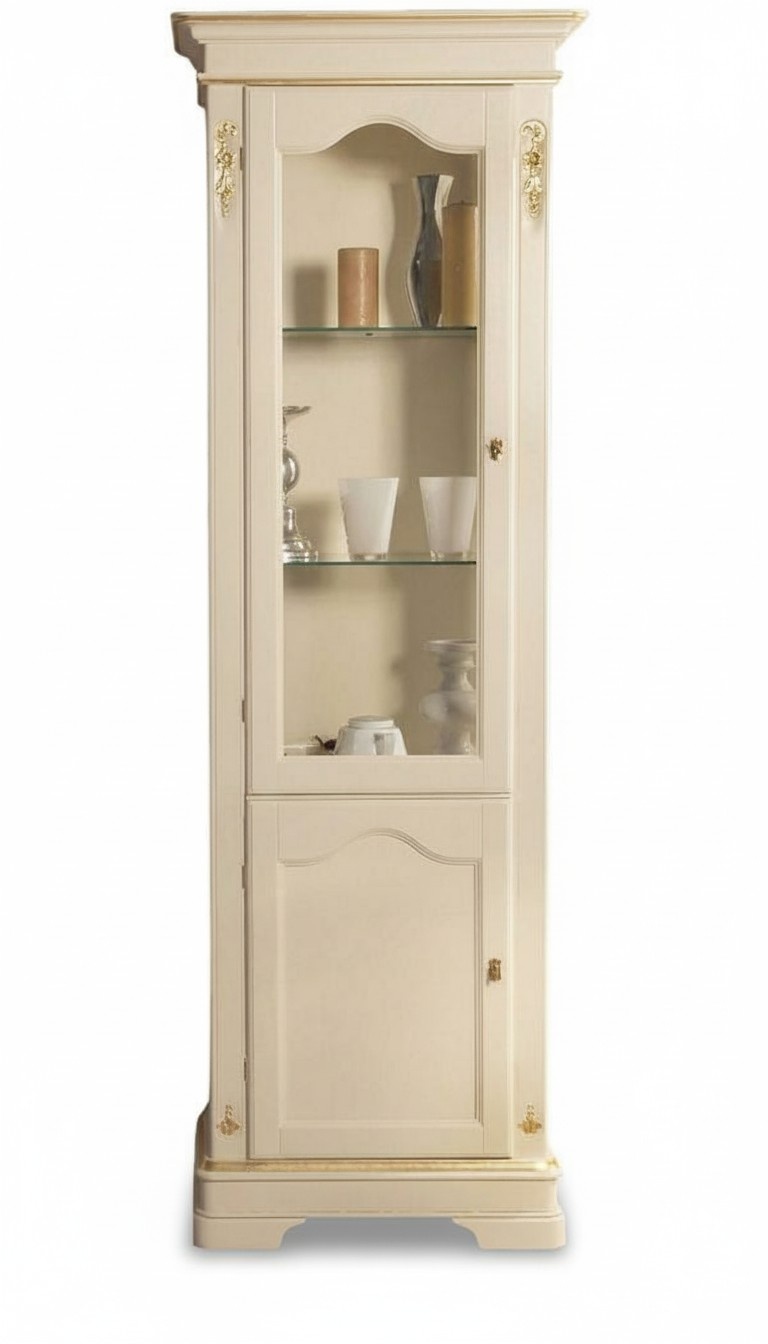 Design Vitrine Arbeitszimmer Regal Mit Glasfront Säule Vitrinen Schrank Art déco