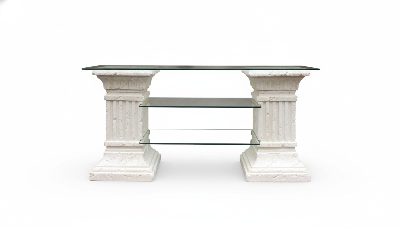 Design Vitrine Regal Glas Säule Schrank Vitrinen Regale Schrank Wohnzimmer