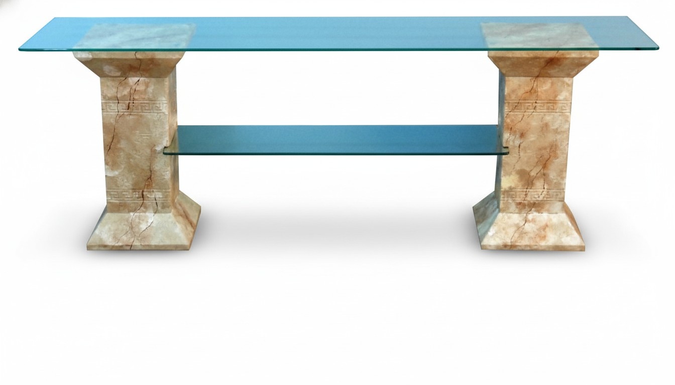 Design Vitrine Regal Glas Säule Schrank Regale Schrank Wohnzimmer