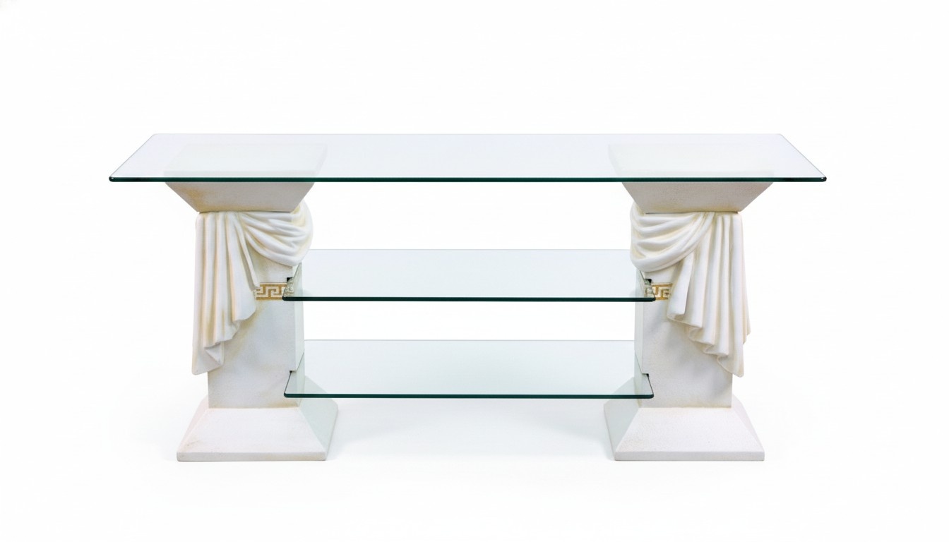 Design Vitrine Regal Glas Säule Schrank Vitrinen Regale Schrank Wohnzimmer
