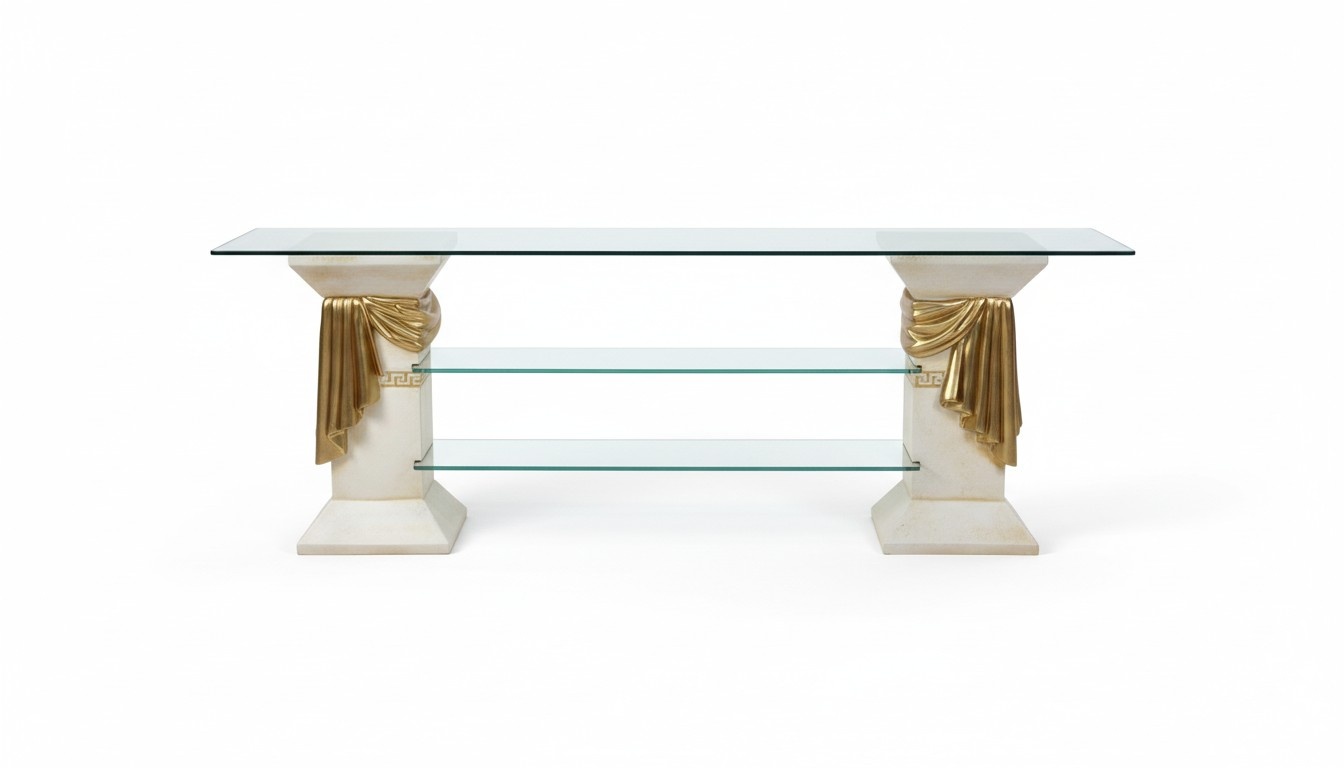 Design Vitrine Regal Glas Säule Schrank Vitrinen Regale Schrank Wohnzimmer