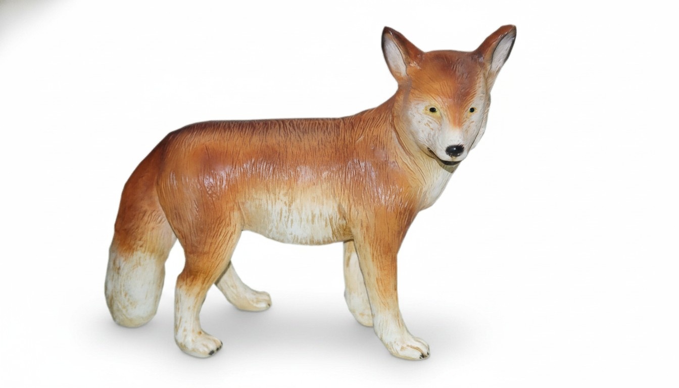 Design Wolf Figur Garten Statue Skulptur Figuren Skulpturen Dekoration