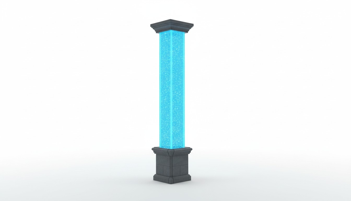 Designer 270cm Wassersäule xxl wasser säulen Bar Lokal Wasser Wand