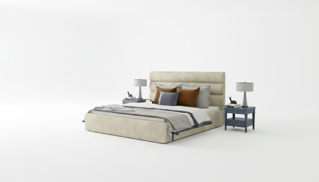 Designer Bett Polsterbett Ehebett königliche Betten Doppelbett Schlafzimmer NEU