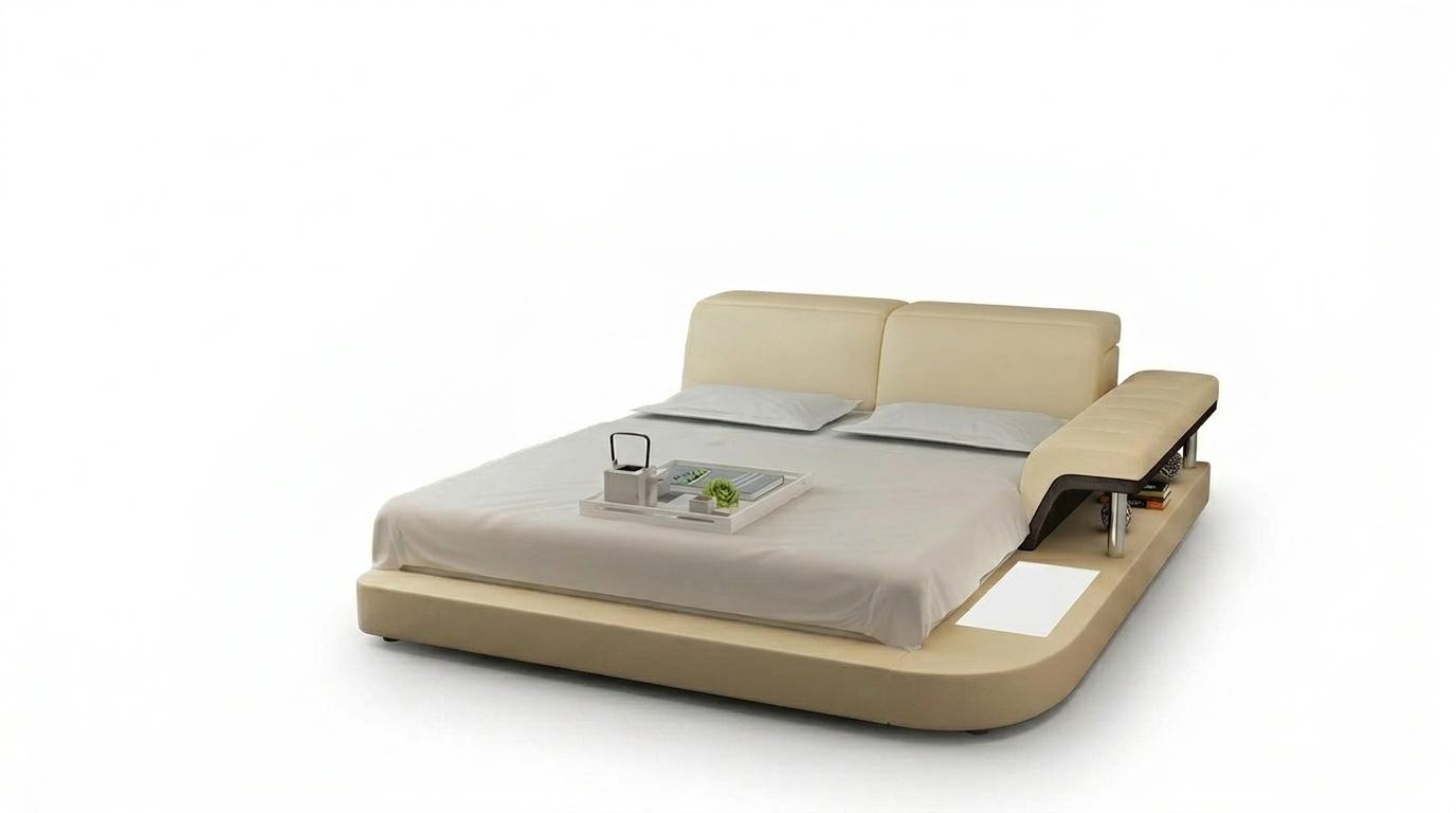 Designer Bett Polsterbett Doppelbett Ehebett Betten 140/160/180/200 LB8806