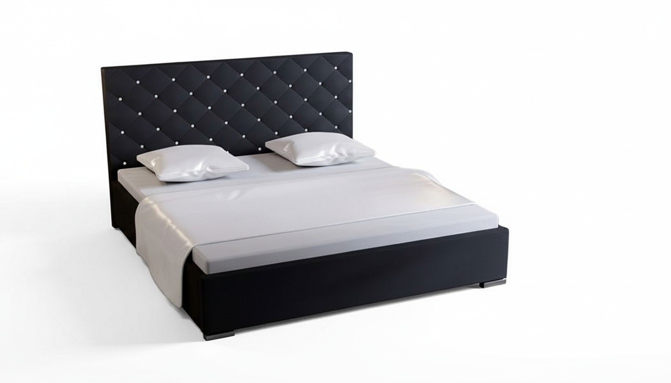 Designer Bett Schlafzimmer Betten Textil Hotel Luxus Polster 280x200cm Stoff neu