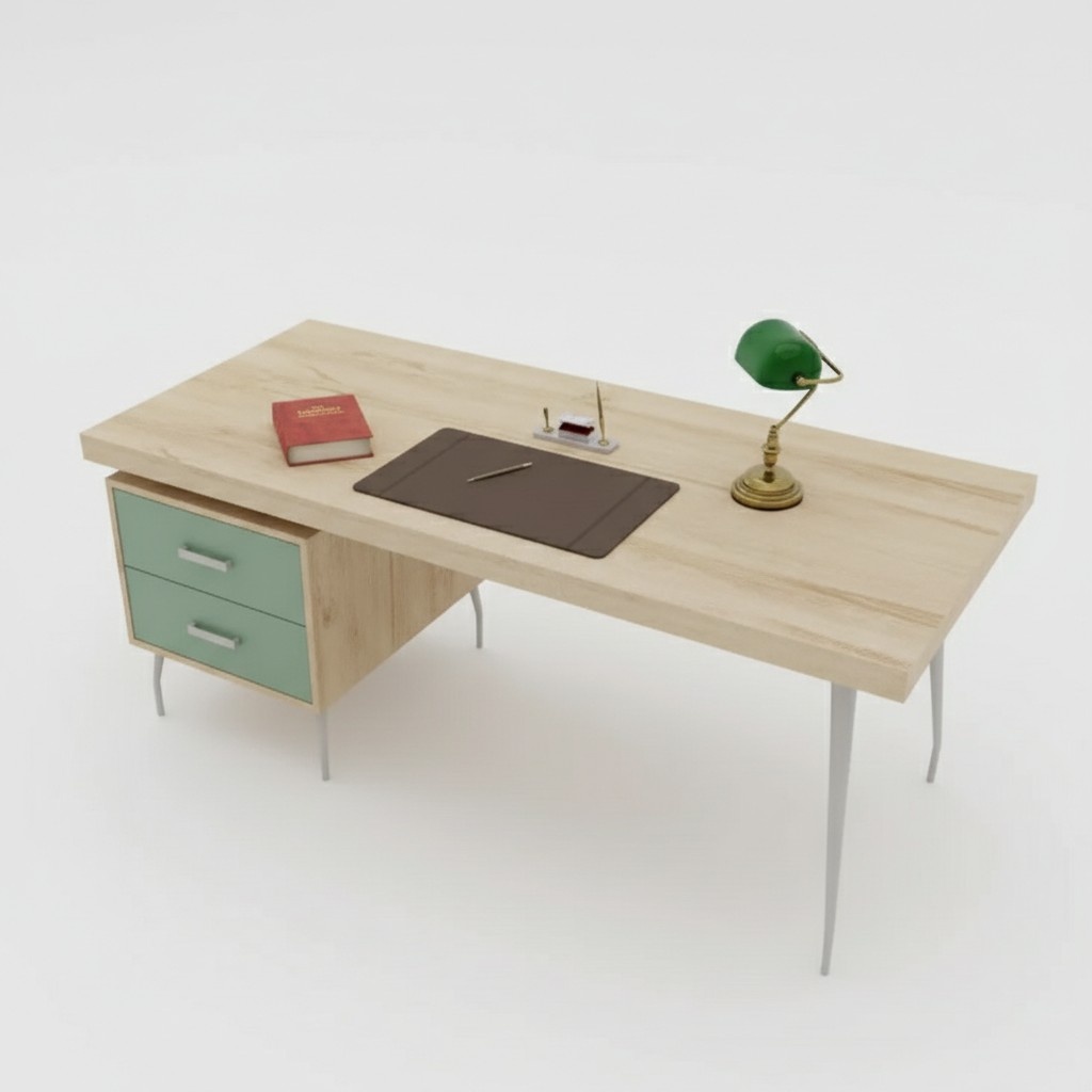 Designer braun Luxus Schreibtisch Büromöbel Holz Tische neu