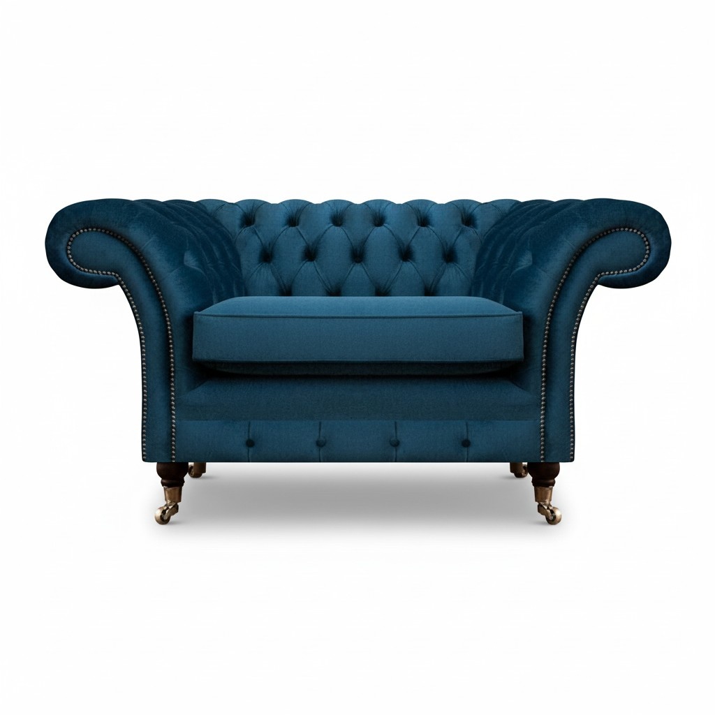 Designer Chesterfield Sessel Neu Luxus Sitz Einrichtung Polstermöbel Wohnzimmer