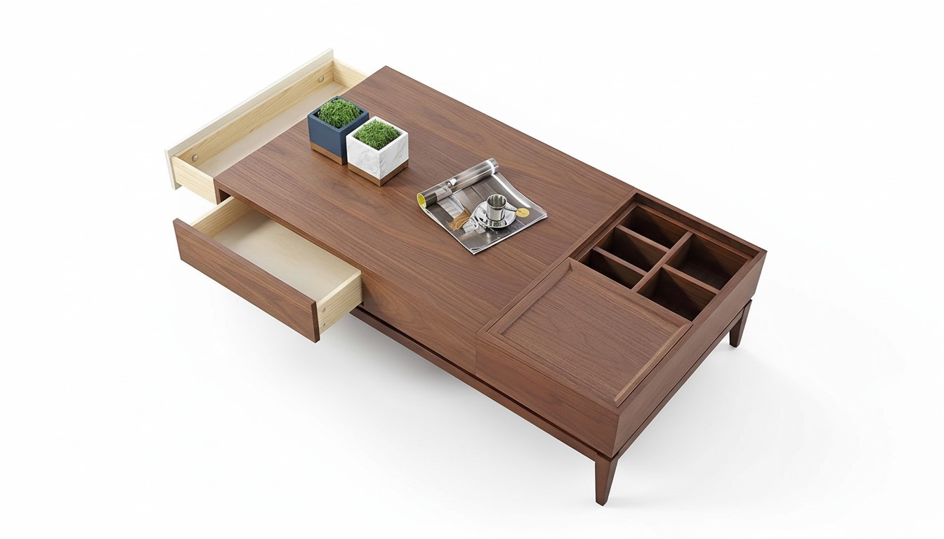 Designer Couch Tisch Holz Sofa Rund Beistell Tische Metall Italienische