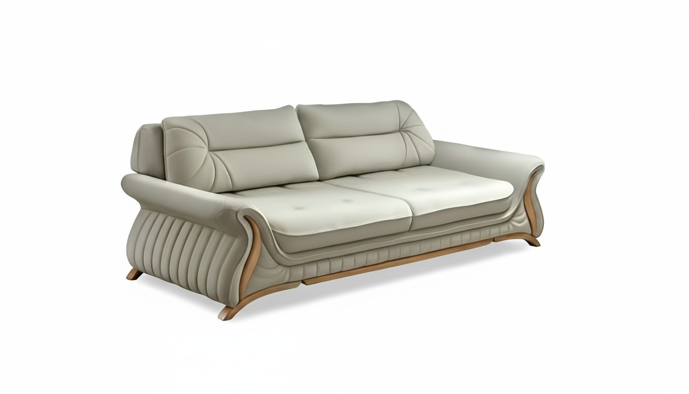 Designer Couchen Polster Sofa Sofas 3 Sitzer Dreisitzer Kunstleder Wohnzimmer