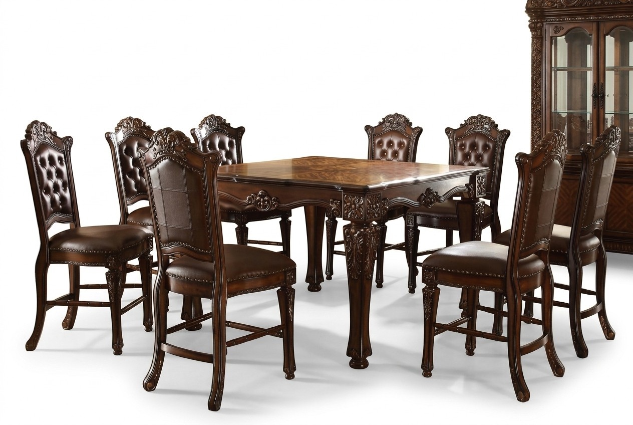 Designer Esstisch Esszimmer 8 Stühlen Gruppe Stuhl Tische Holz Tisch