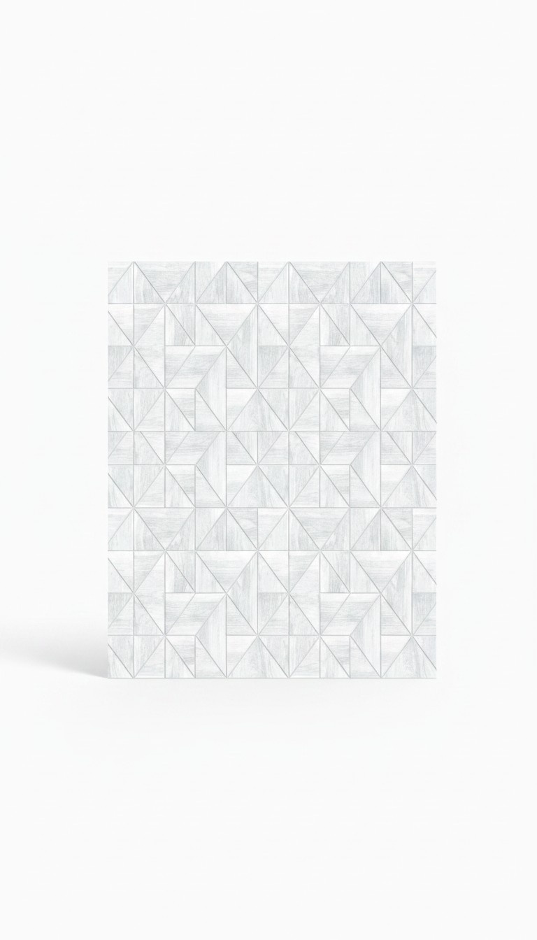 Designer Hellgrau Teppich Wohnzimmerteppich Geometrisches Muster Raute