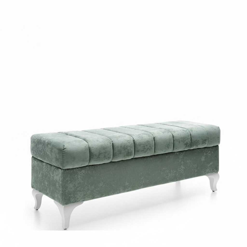 Designer Hocker Chaiselounge Wohnzimmer Modern Sitzbank Fußhocker 140 x 43cm Neu