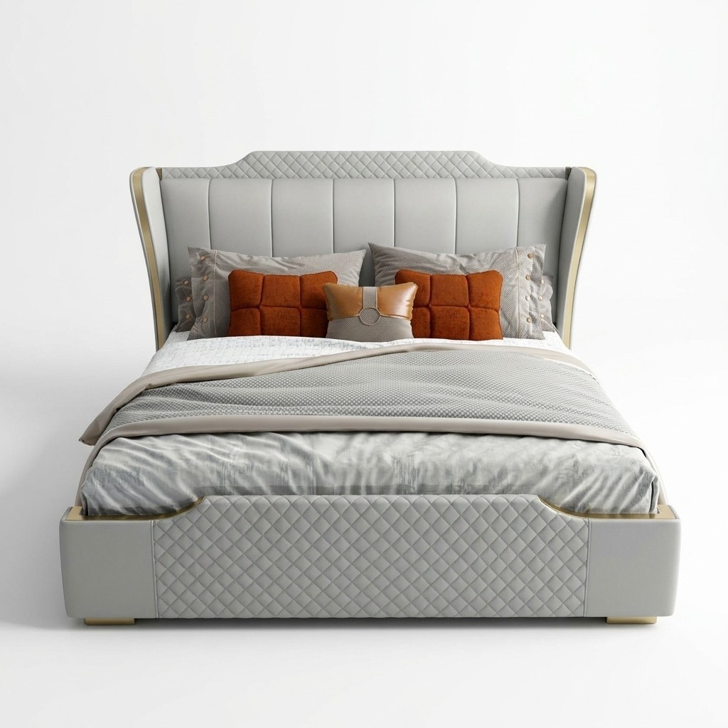 Designer Holz Bett Edles Möbel Doppel Betten Schlafzimmer 180x200cm