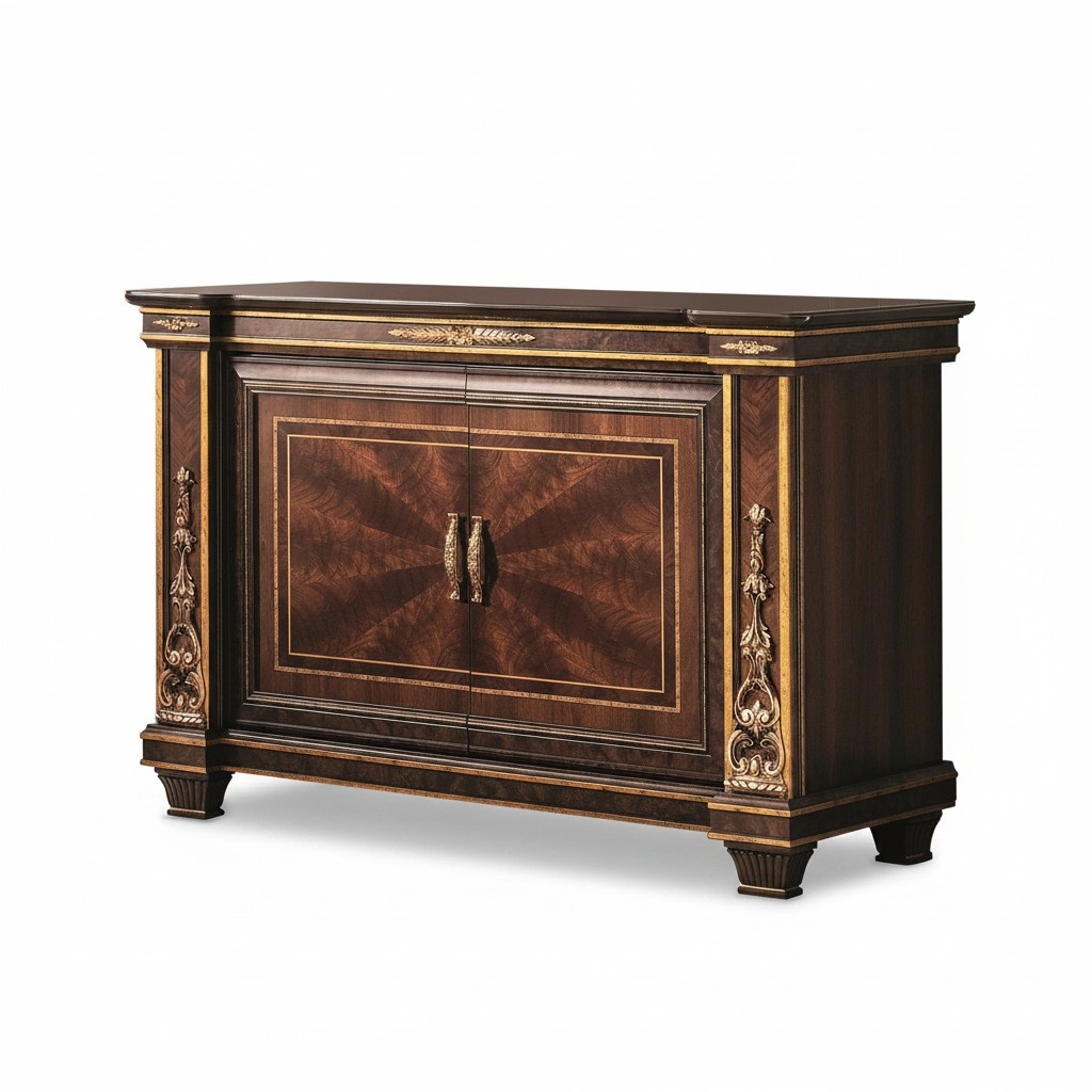 Designer Kommode Anrichte Kommoden Regal Holz Schrank Schränke Holz Anrichte Neu