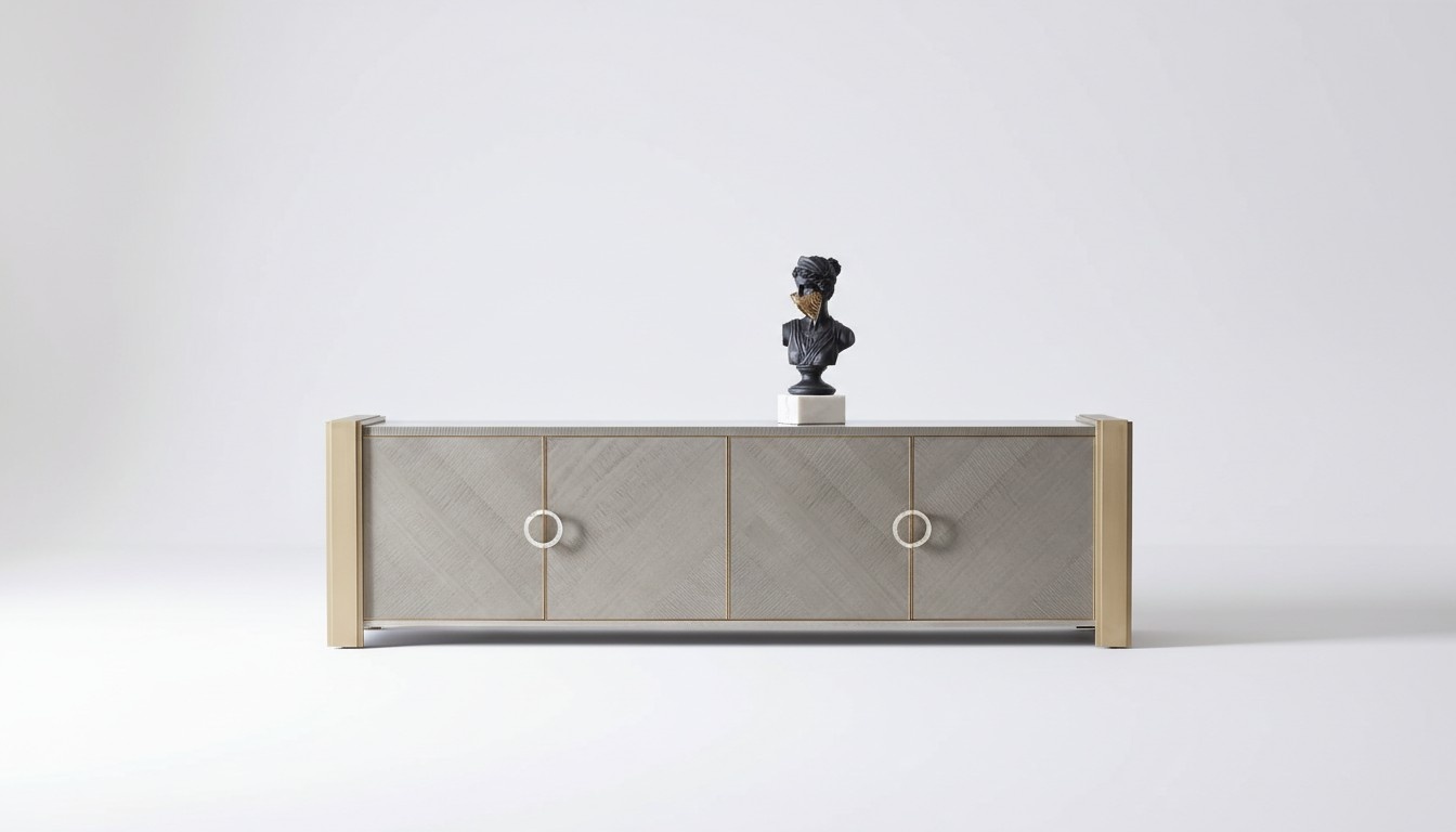 Designer Kommode Anrichte Side Low Board Schrank Wohn Zimmer Regal