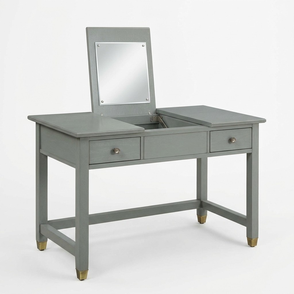 Designer Konsolen Kosmetik Frisier Tisch Spiegel Kommode Schminktisch Tische Neu