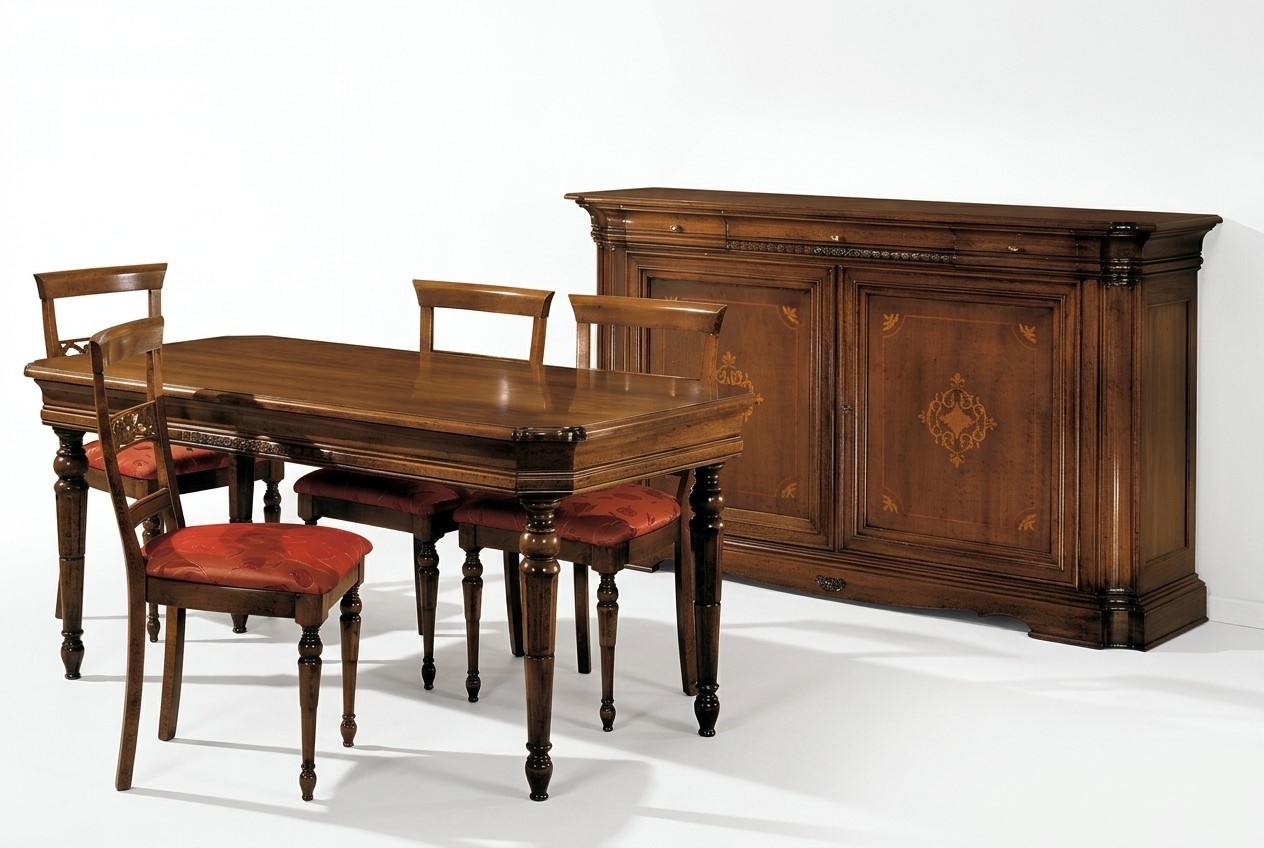 Designer Luxus Holz Vitrine Anrichten Italienische Möbel Echtes Holz Sideboard
