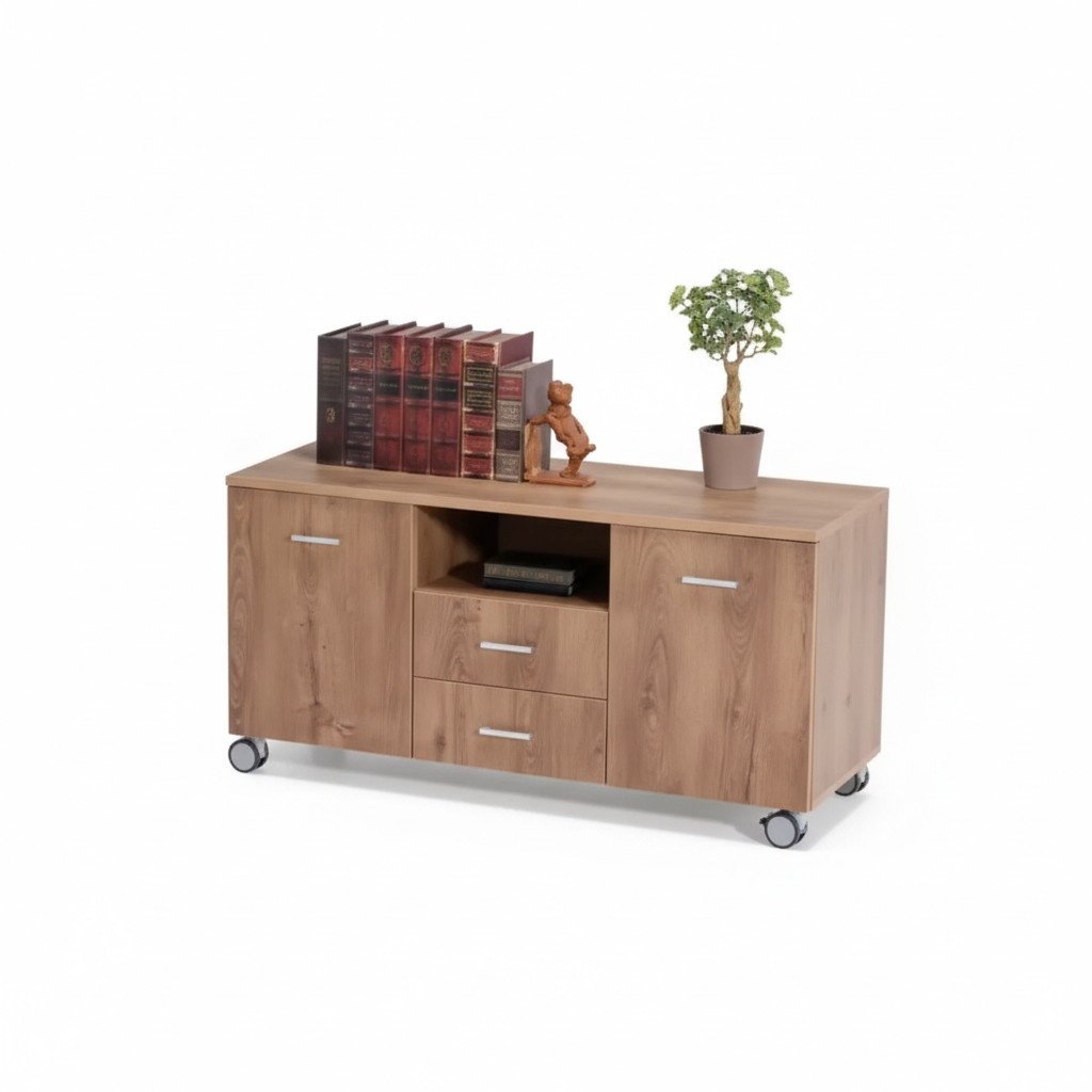 Designer Luxus Kommode Büromöbel Holzschrank Konsole Arbeitszimmer