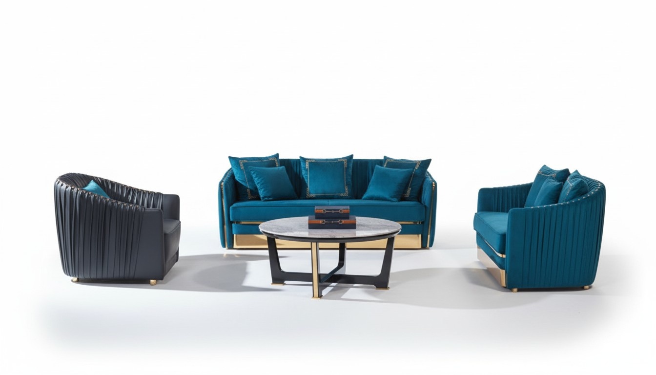 Designer Möbel Sofa Coch 3 Sitzer Polster Sofas Wohnzimmer Couchen