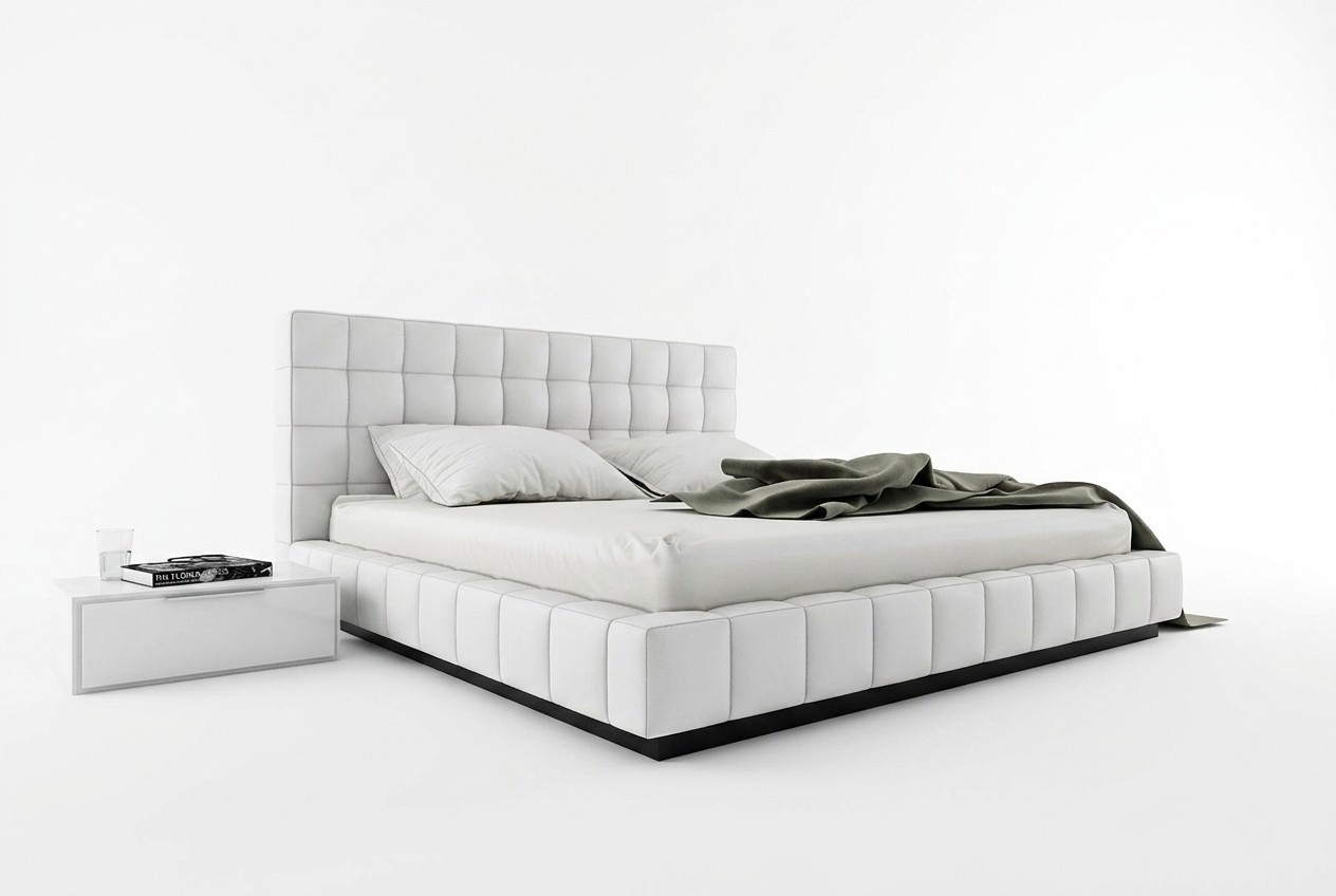 Designer Polsterbett Bett Betten Lederbett Doppelbett Ehebett Designerbett
