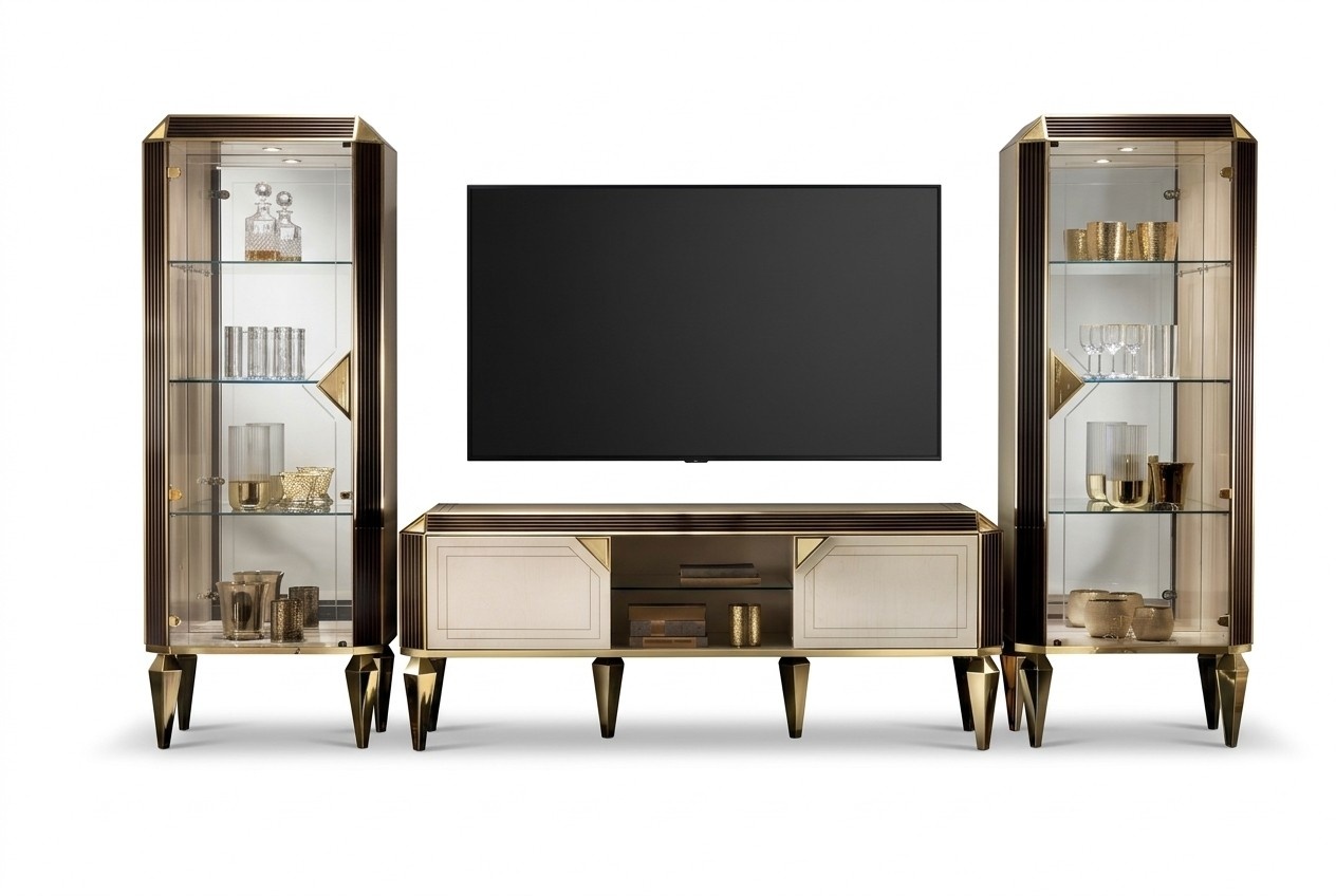 Designer rtv tv Anrichte Kommode Side Low Schrank Regal Luxus Wohn Zimmer Board