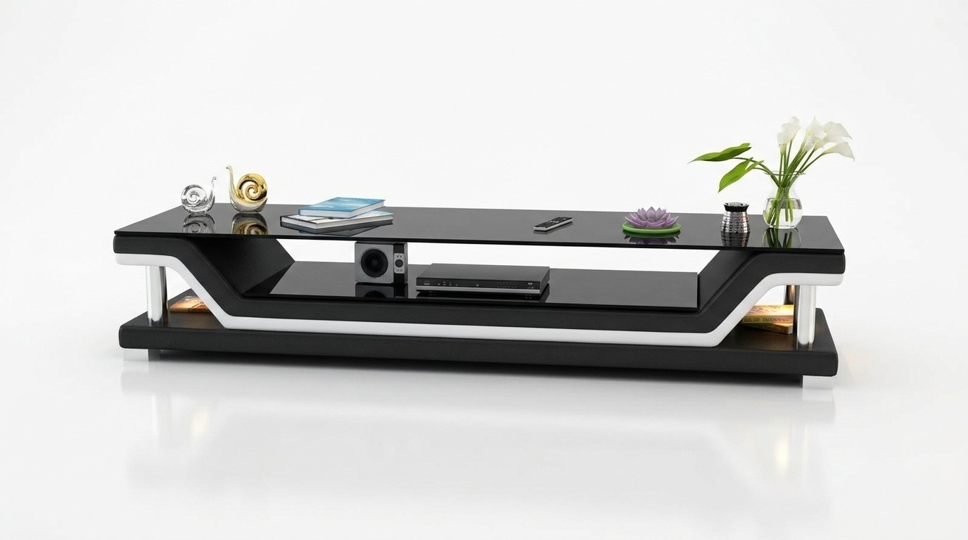 Designer RTV TV Kommode Anrichte Side Low Board Schrank Wohn Zimmer