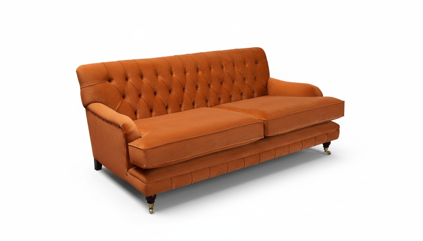 Designer Sofa 3-Sitzer Neue Sofas Polstersofas Luxusstoffe Chesterfield