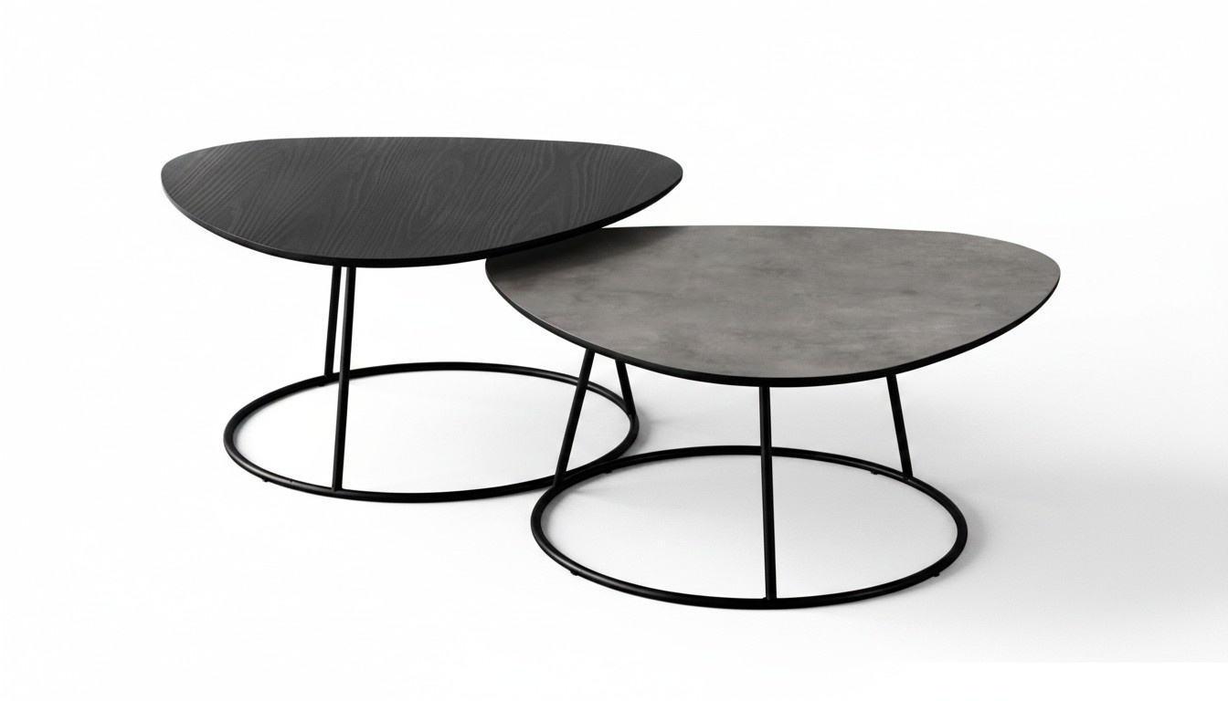 Designer Tisch Couchtisch Luxus Wohnzimmertisch 2tlg Kaffeetisch Beistelltisch