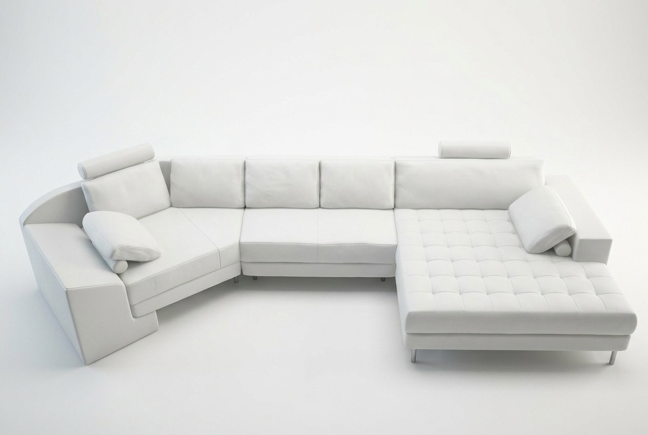 Designer Wohnzimmer Ecksofa Couch Polster Sitz Ecke Garnitzur Ledercouchen xxl