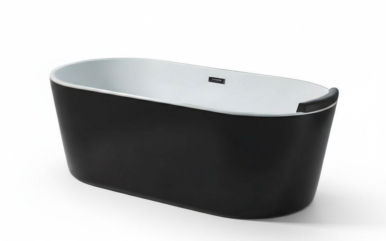 Designwanne Badewanne Acrylwanne Wanne Raumsparwanne Komfortwanne 180x82 cm