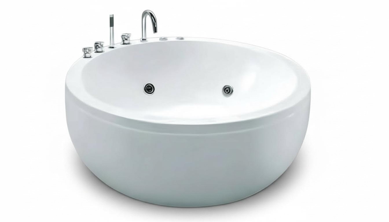 Designwanne Whirlpool Raumsparwanne Acrylwanne Komfortwanne Wanne 155x155 cm