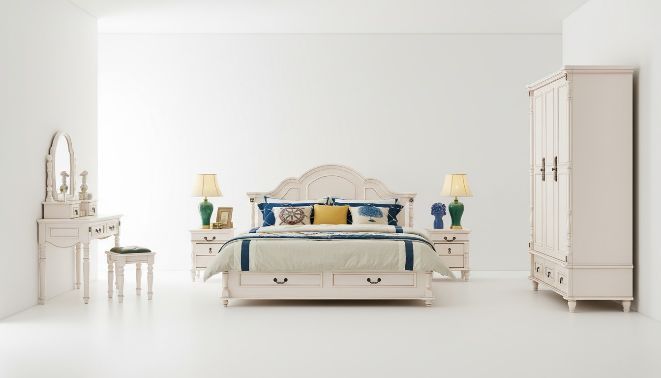 Doppel Hotel Betten Schlafzimmer 180x200 cm Holz Bett Polster Design