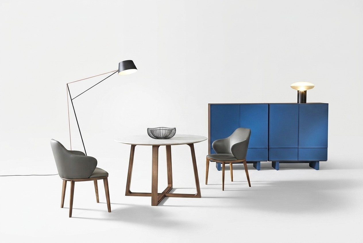Doppel XXL Sideboard Tisch Stuhl Ess Wohn Zimmer Garnitur Set Tische