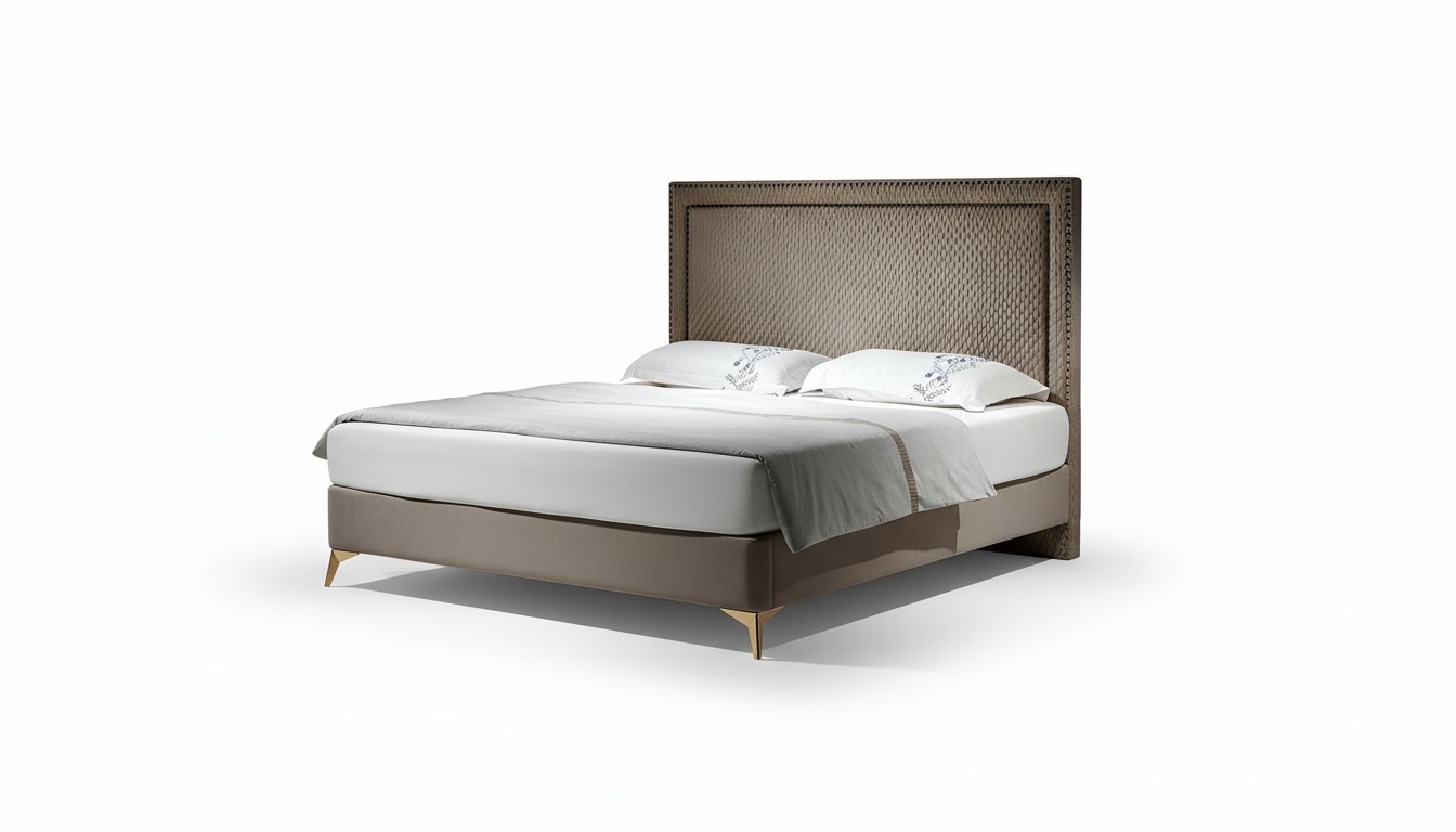 Doppelbett Bett Ehebett Design Luxus Luxur Polsterbett Designbett Leder Betten