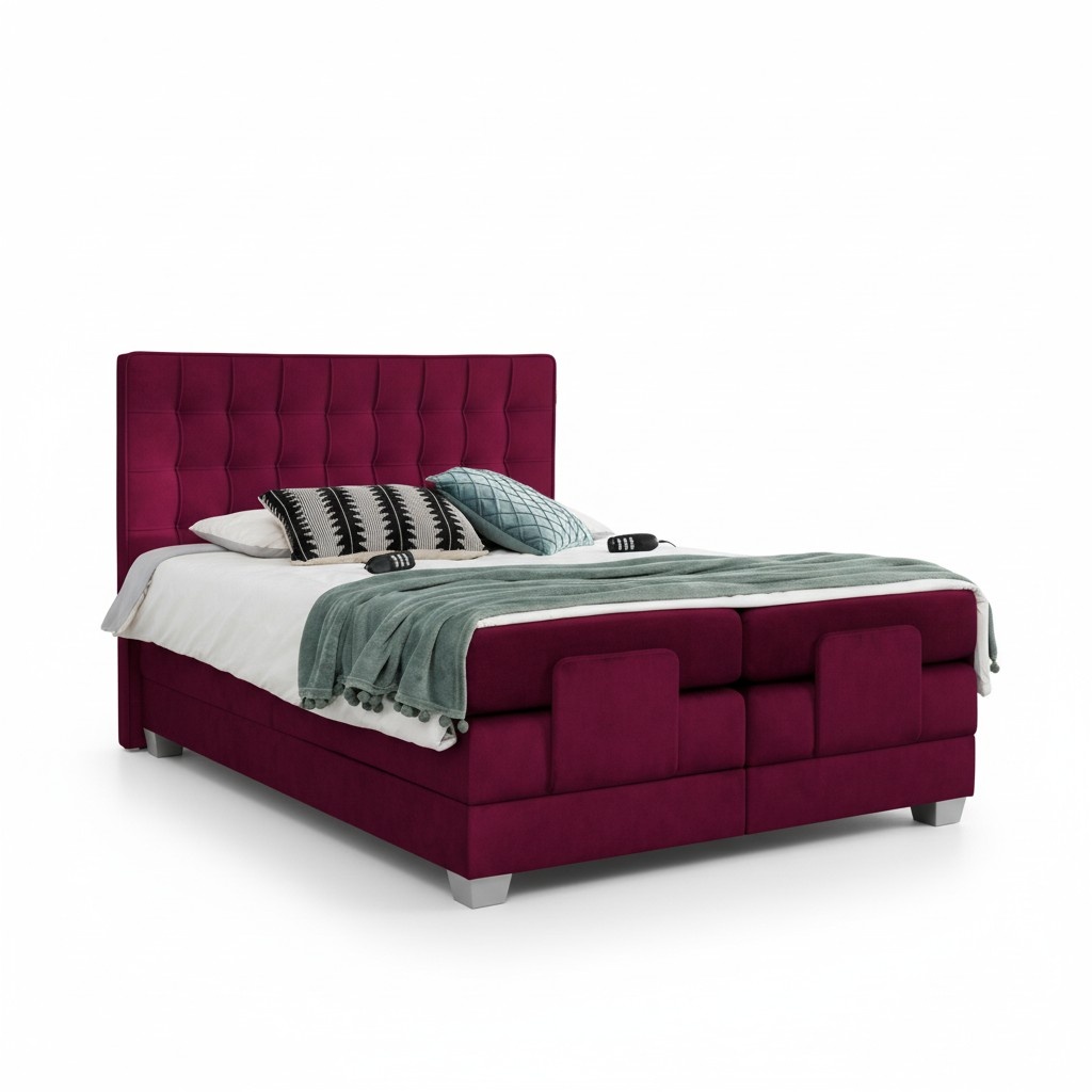 Doppelbett Einrichtung Luxus Bett Design Modern Holz Textil Möbel Neu