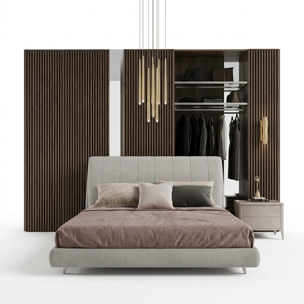 Doppelbett Holz Polster Betten Doppel Bettrahmen Modern Luxus Schlafzimmer Bett