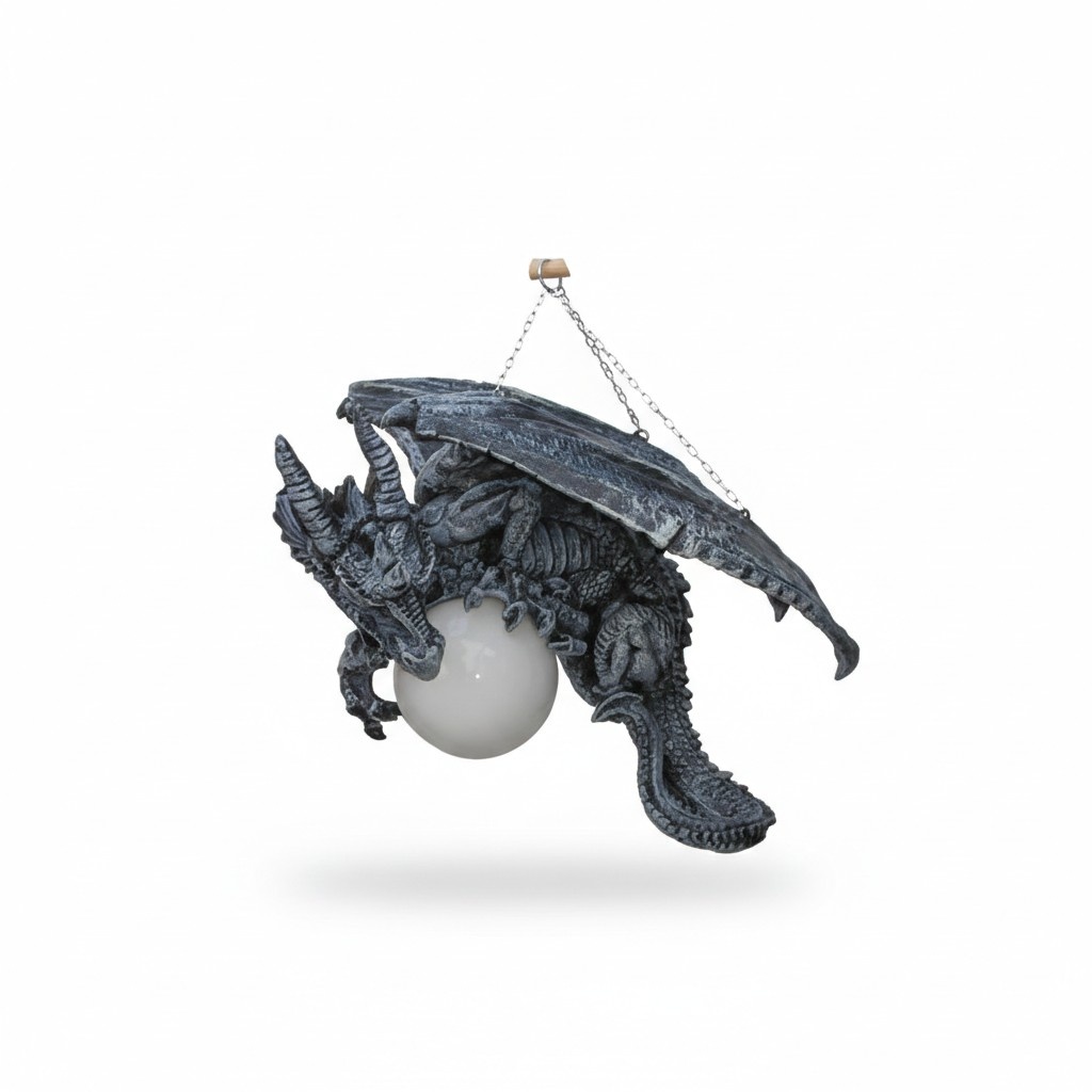 Drachen Deko Figur Statue Skulptur 34 cm Figuren Statuen Skulpturen