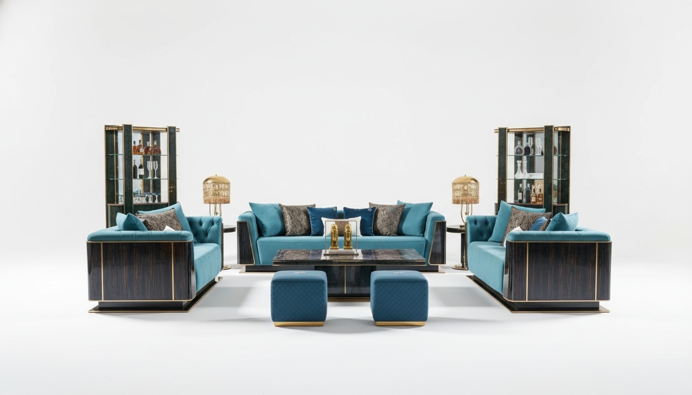 Dreisitzer Couch Couch Polster Sofa 3 Sitzer Textil Couchen Stoff Luxus