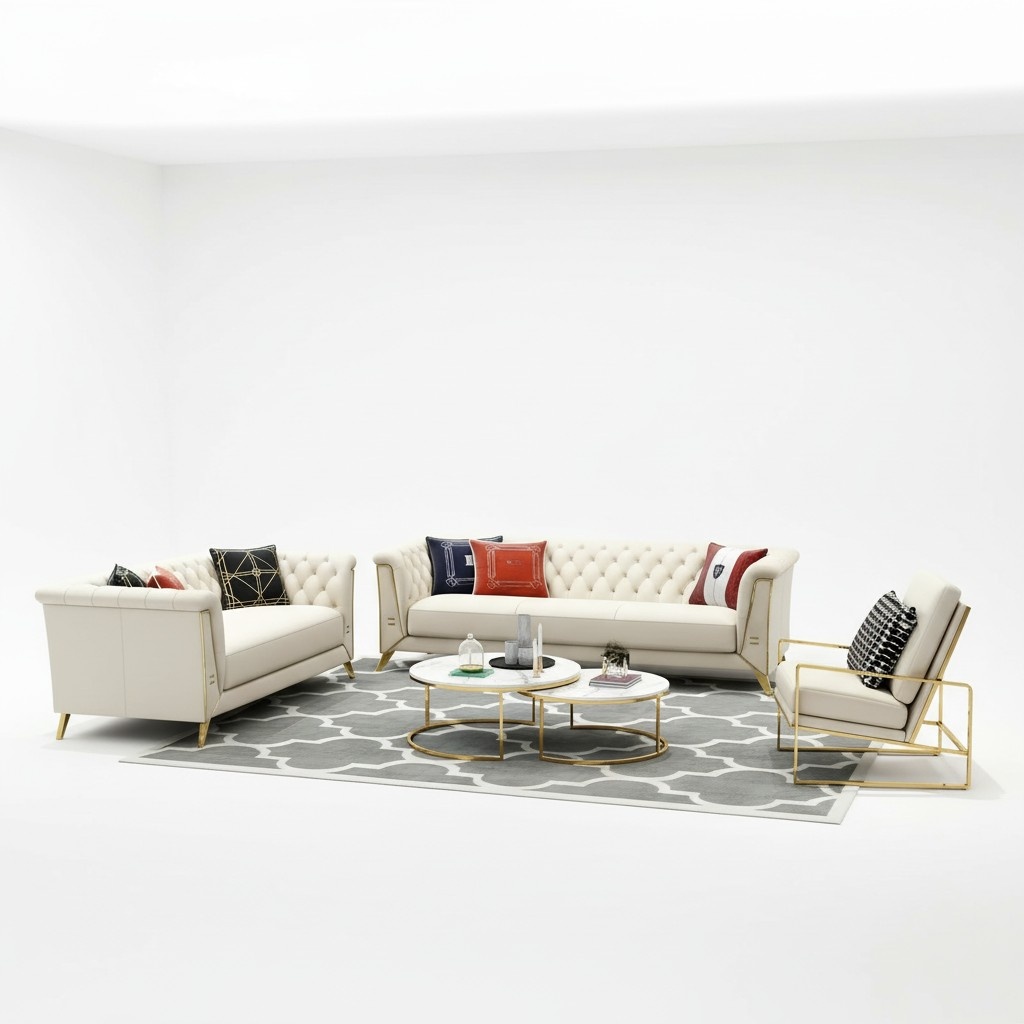 Dreisitzer Couch Polster Design Sofa Moderne 3er Sitz Sofas Zimmer Möbel