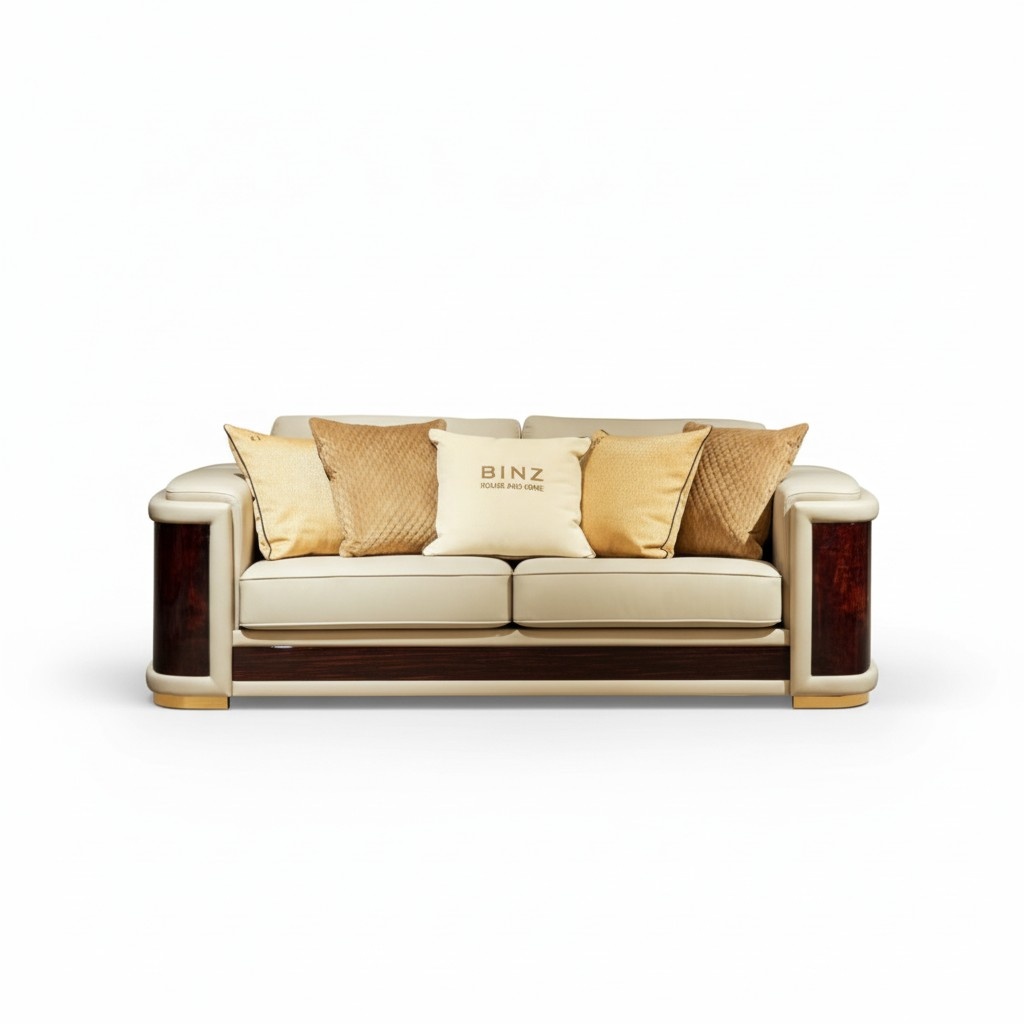 Dreisitzer Couch Polster Design Sofa Moderne 3er Sitz Zimmer Möbel Luxus