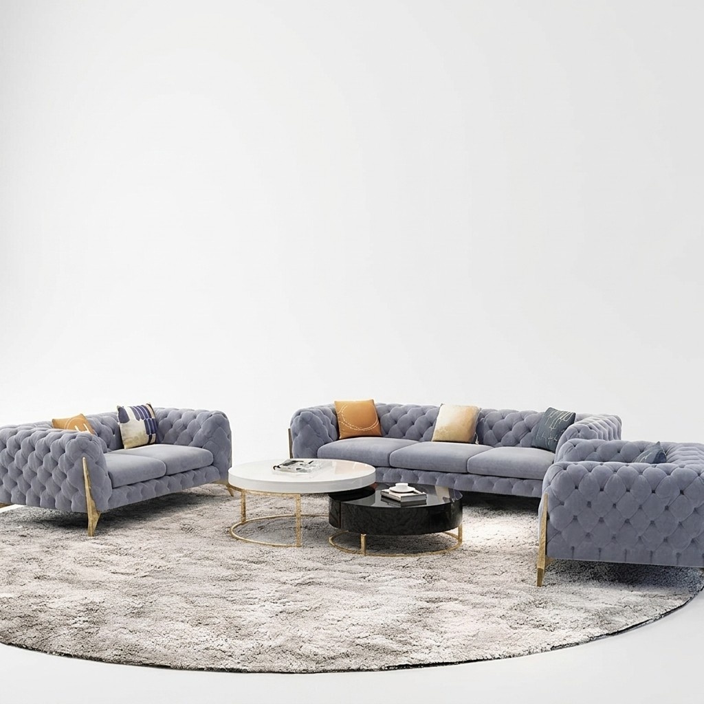 Dreisitzer Couch Polster Design Sofa Moderne 3er Sitz Sofas Zimmer Möbel