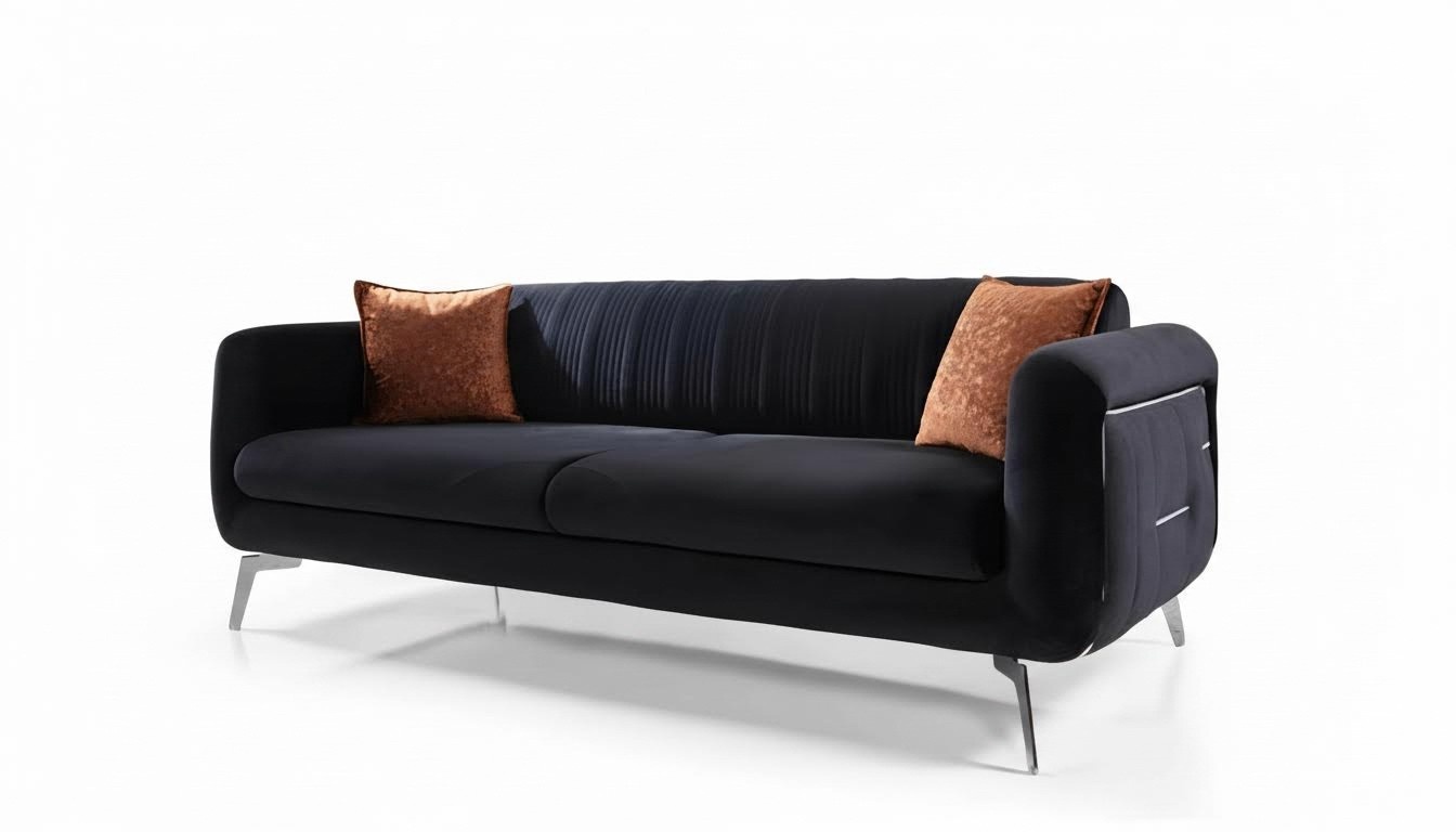 Moderne Couch Dreisitzer Polster Design Sofa 3Sitzer Zimmer Möbel